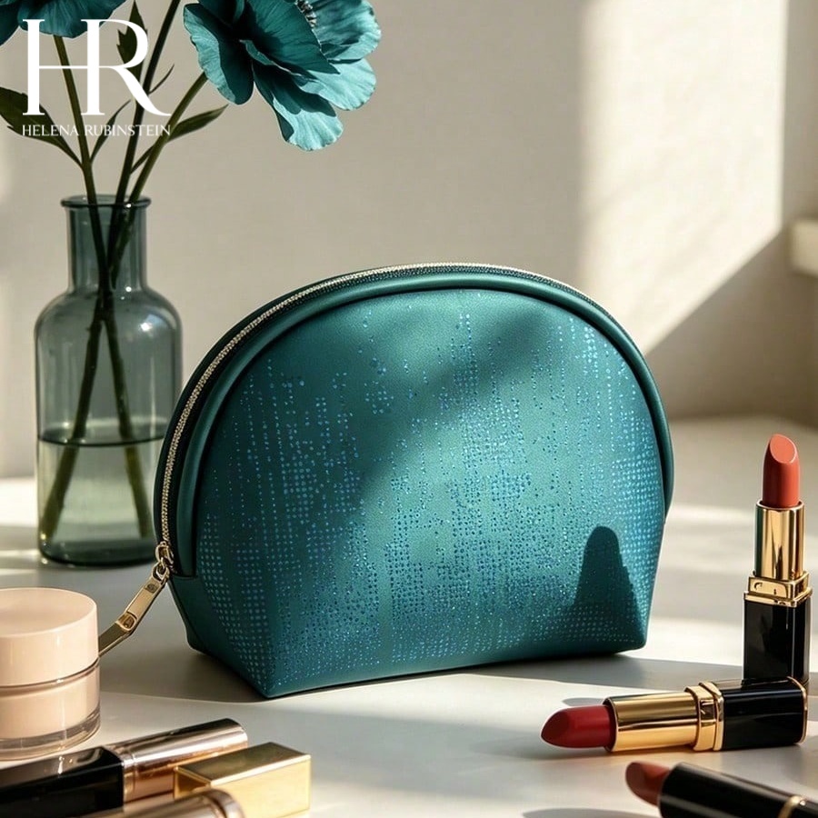 Luxury Skincare & Spa Photos - Bolsa HELENA HELENA: Necessaire Minimalista Texturizada