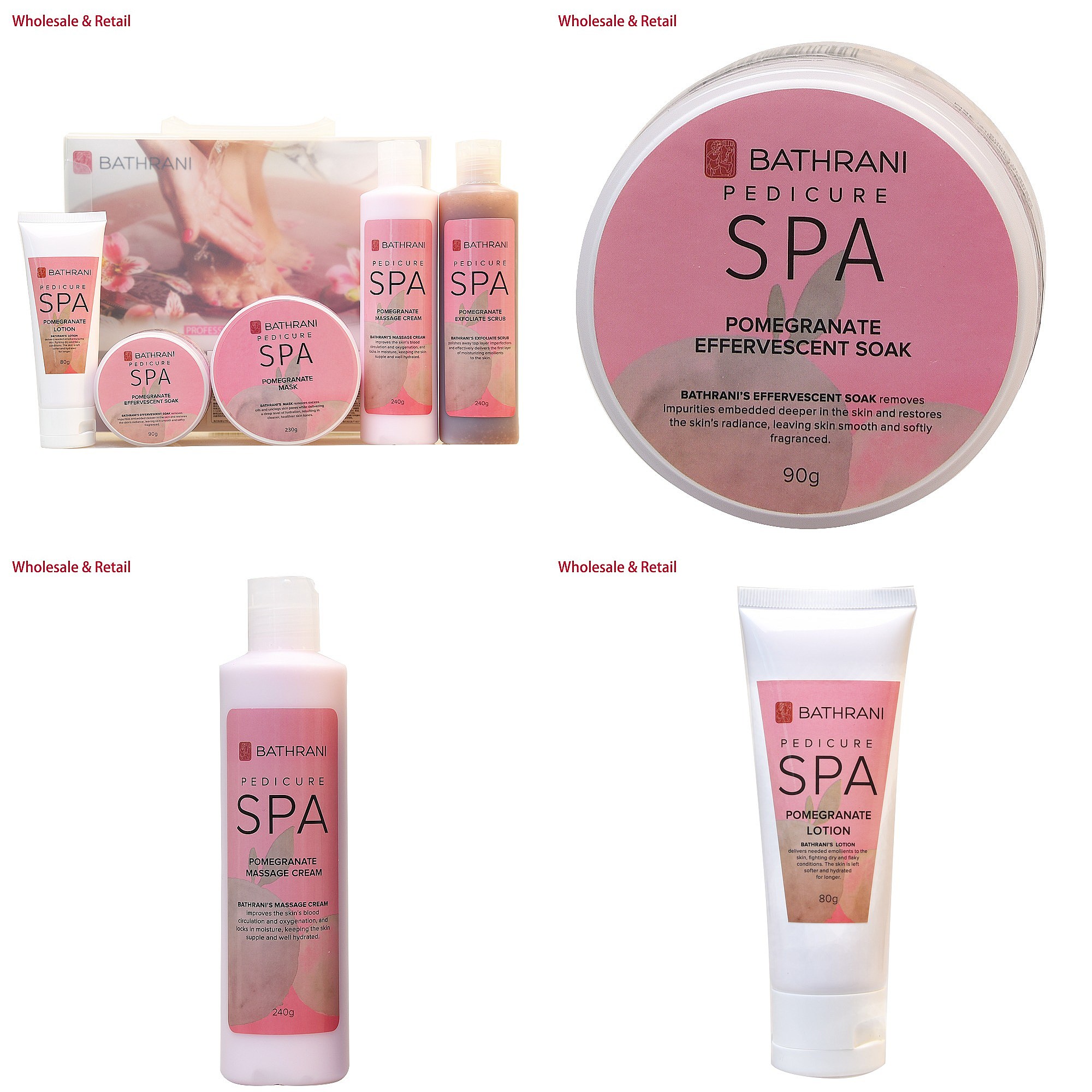 Kit de Pedicure Spa, Sistema d - Luxury Skincare & Spa Photos avaliação e preço