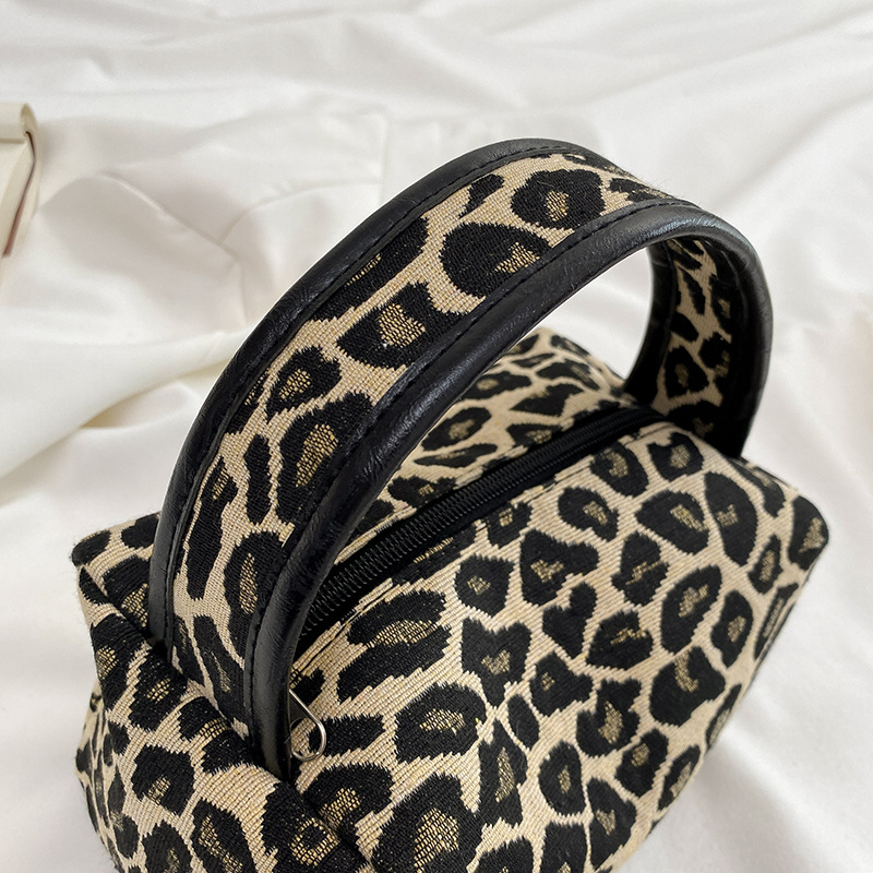 Bolsa de maquiagem leopardo lu - Luxury Skincare & Spa Photos avaliação e preço